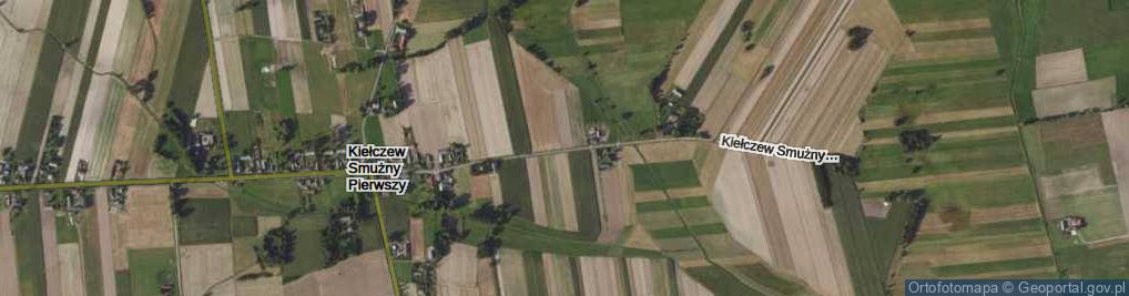 Zdjęcie satelitarne Kiełczew Smużny Pierwszy ul.